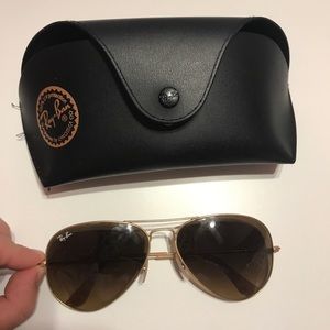 Matte Brown Ray Ban Aviators